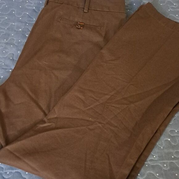 Lands' End brown pants size 12 - Picture 1 of 5